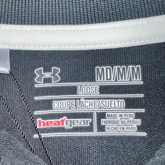 Under Armour Black Men’s Heat Gear Polo Shirt - Picture 3 of 5